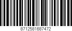 Código de barras (EAN, GTIN, SKU, ISBN): '8712581687472'