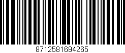 Código de barras (EAN, GTIN, SKU, ISBN): '8712581694265'