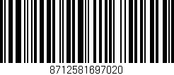 Código de barras (EAN, GTIN, SKU, ISBN): '8712581697020'