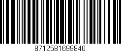 Código de barras (EAN, GTIN, SKU, ISBN): '8712581699840'