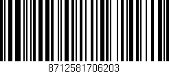 Código de barras (EAN, GTIN, SKU, ISBN): '8712581706203'