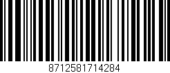 Código de barras (EAN, GTIN, SKU, ISBN): '8712581714284'