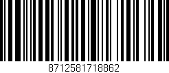 Código de barras (EAN, GTIN, SKU, ISBN): '8712581718862'
