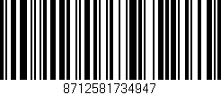 Código de barras (EAN, GTIN, SKU, ISBN): '8712581734947'