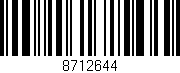Código de barras (EAN, GTIN, SKU, ISBN): '8712644'