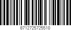 Código de barras (EAN, GTIN, SKU, ISBN): '8712725725510'
