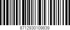 Código de barras (EAN, GTIN, SKU, ISBN): '8712930109839'