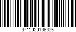 Código de barras (EAN, GTIN, SKU, ISBN): '8712930136835'