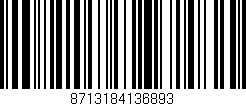 Código de barras (EAN, GTIN, SKU, ISBN): '8713184136893'