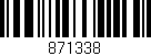Código de barras (EAN, GTIN, SKU, ISBN): '871338'