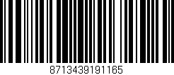 Código de barras (EAN, GTIN, SKU, ISBN): '8713439191165'