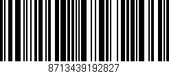 Código de barras (EAN, GTIN, SKU, ISBN): '8713439192827'