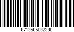 Código de barras (EAN, GTIN, SKU, ISBN): '8713505082380'