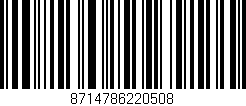 Código de barras (EAN, GTIN, SKU, ISBN): '8714786220508'
