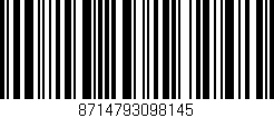 Código de barras (EAN, GTIN, SKU, ISBN): '8714793098145'