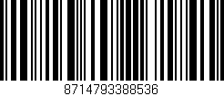Código de barras (EAN, GTIN, SKU, ISBN): '8714793388536'