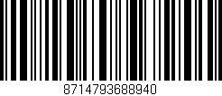 Código de barras (EAN, GTIN, SKU, ISBN): '8714793688940'