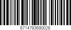 Código de barras (EAN, GTIN, SKU, ISBN): '8714793690028'