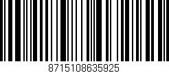 Código de barras (EAN, GTIN, SKU, ISBN): '8715108635925'