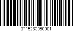Código de barras (EAN, GTIN, SKU, ISBN): '8715263850881'