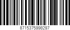 Código de barras (EAN, GTIN, SKU, ISBN): '8715375998297'