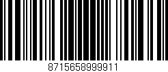 Código de barras (EAN, GTIN, SKU, ISBN): '8715658999911'