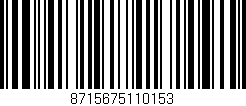 Código de barras (EAN, GTIN, SKU, ISBN): '8715675110153'