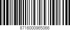 Código de barras (EAN, GTIN, SKU, ISBN): '8716000965066'