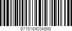 Código de barras (EAN, GTIN, SKU, ISBN): '8716184034886'
