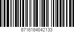 Código de barras (EAN, GTIN, SKU, ISBN): '8716184042133'