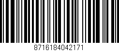 Código de barras (EAN, GTIN, SKU, ISBN): '8716184042171'