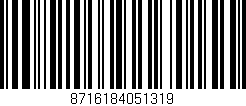Código de barras (EAN, GTIN, SKU, ISBN): '8716184051319'