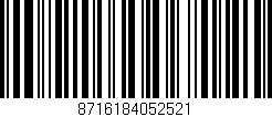 Código de barras (EAN, GTIN, SKU, ISBN): '8716184052521'