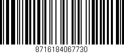 Código de barras (EAN, GTIN, SKU, ISBN): '8716184067730'