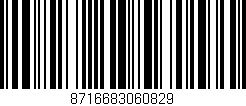 Código de barras (EAN, GTIN, SKU, ISBN): '8716683060829'