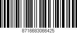 Código de barras (EAN, GTIN, SKU, ISBN): '8716683066425'