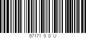 Código de barras (EAN, GTIN, SKU, ISBN): '87171_0_0_U'