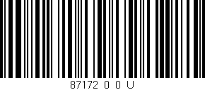 Código de barras (EAN, GTIN, SKU, ISBN): '87172_0_0_U'