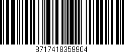 Código de barras (EAN, GTIN, SKU, ISBN): '8717418359904'