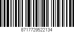 Código de barras (EAN, GTIN, SKU, ISBN): '8717729522134'