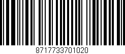 Código de barras (EAN, GTIN, SKU, ISBN): '8717733701020'