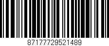 Código de barras (EAN, GTIN, SKU, ISBN): '87177729521489'