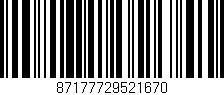 Código de barras (EAN, GTIN, SKU, ISBN): '87177729521670'