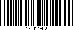 Código de barras (EAN, GTIN, SKU, ISBN): '8717983150289'