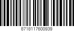 Código de barras (EAN, GTIN, SKU, ISBN): '8718117600939'