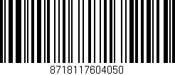 Código de barras (EAN, GTIN, SKU, ISBN): '8718117604050'
