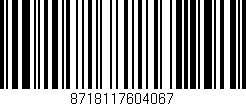Código de barras (EAN, GTIN, SKU, ISBN): '8718117604067'