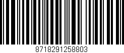 Código de barras (EAN, GTIN, SKU, ISBN): '8718291258803'
