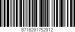 Código de barras (EAN, GTIN, SKU, ISBN): '8718291752912'