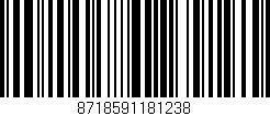 Código de barras (EAN, GTIN, SKU, ISBN): '8718591181238'